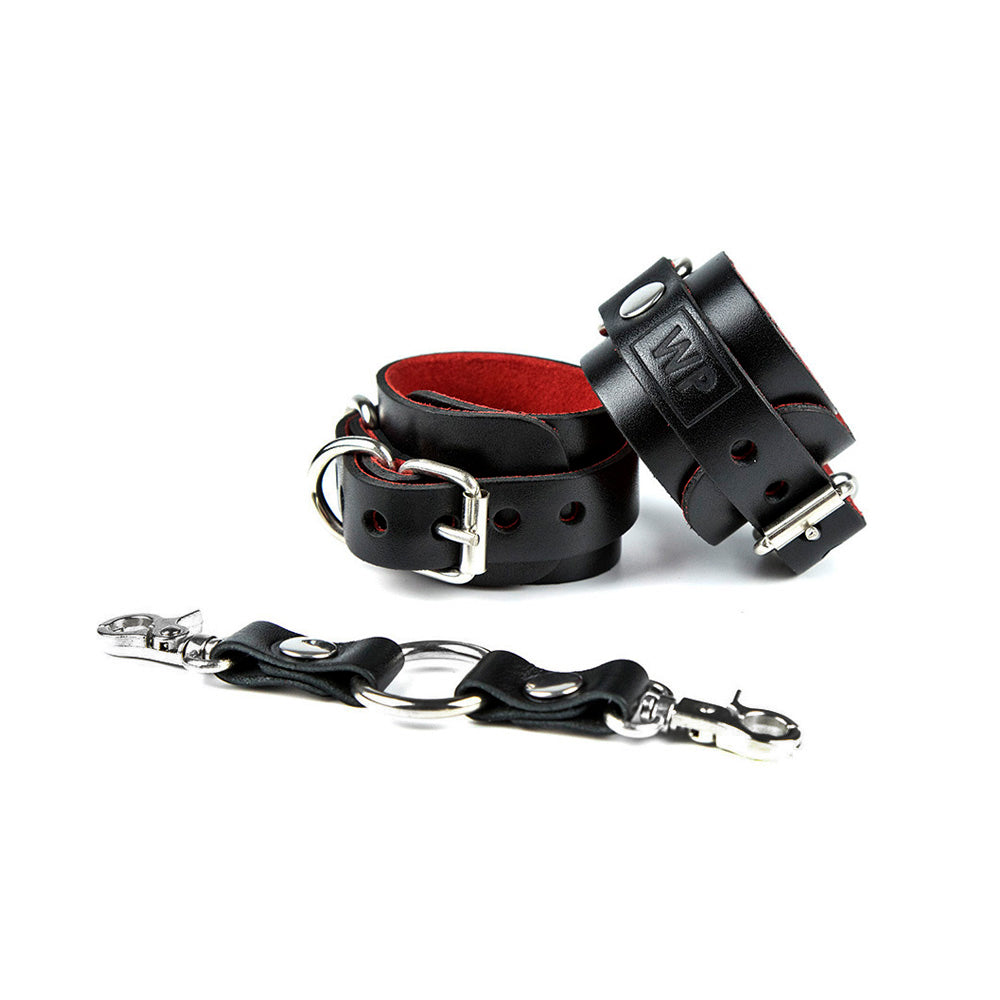 Leather handcuffs