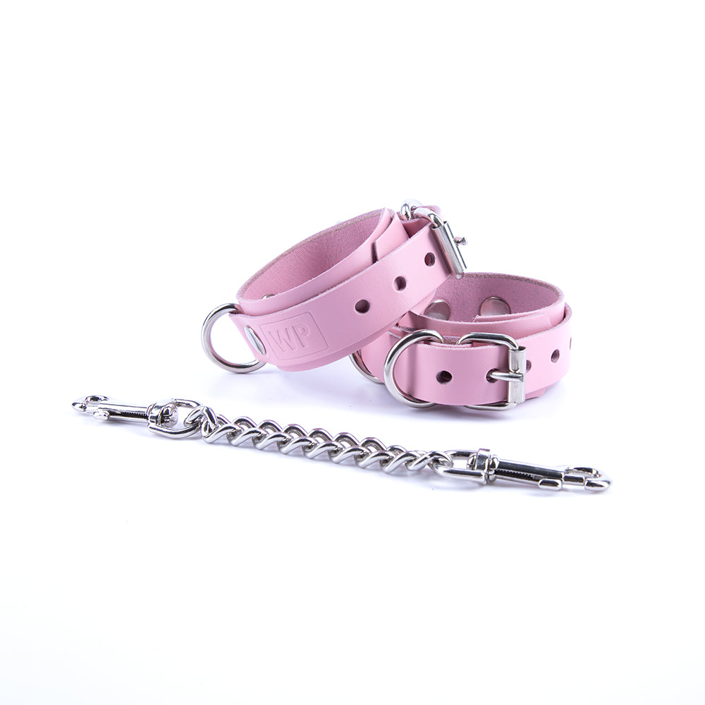 Pink bondage cuffs