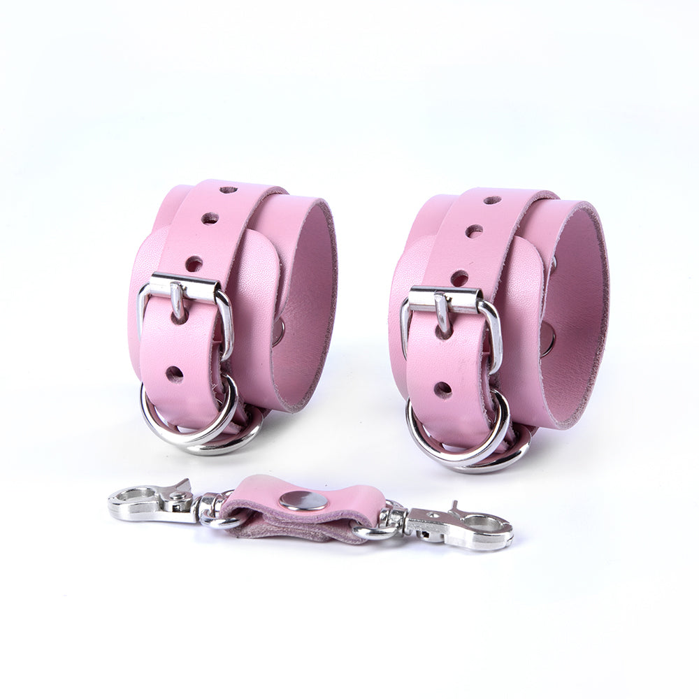 Pink bondage cuffs